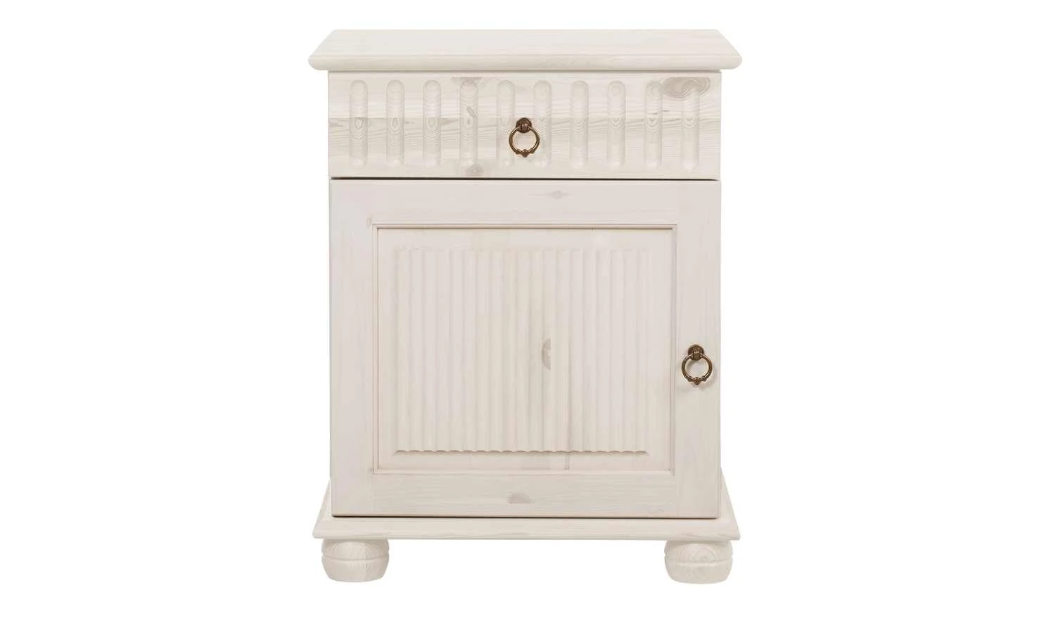 Nachtkommode Bornholm | Kiefer Weiß 4 Nachtkommode Bornholm | Kiefer Weiß – Bild 2