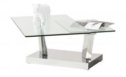 Couchtisch Glas Metall drehbar Budelli | Klarglas -Tischety Verkaufe 10326287 3 201811271457