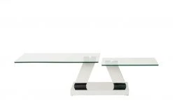 Couchtisch Glas Metall drehbar Budelli | Klarglas -Tischety Verkaufe 10326287 4 201811271457