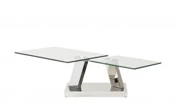 Couchtisch Glas Metall drehbar Budelli | Klarglas -Tischety Verkaufe 10326287 7 201811271457