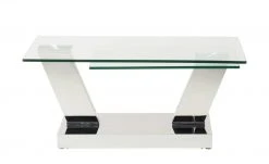 Couchtisch Glas Metall drehbar Budelli | Klarglas -Tischety Verkaufe 10326287 9 201811271457