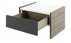 Nachtkommode Holly | Treibholz (Nachbildung) / Weiß / Anthrazit Nein 34|cm -Tischety Verkaufe 11117306 4 201811271524