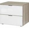 meinSchrank Nachtkommode One 710 | Weiß / Platin-Eiche (Nachbildung) -Tischety Verkaufe 11135968 1 202109021233