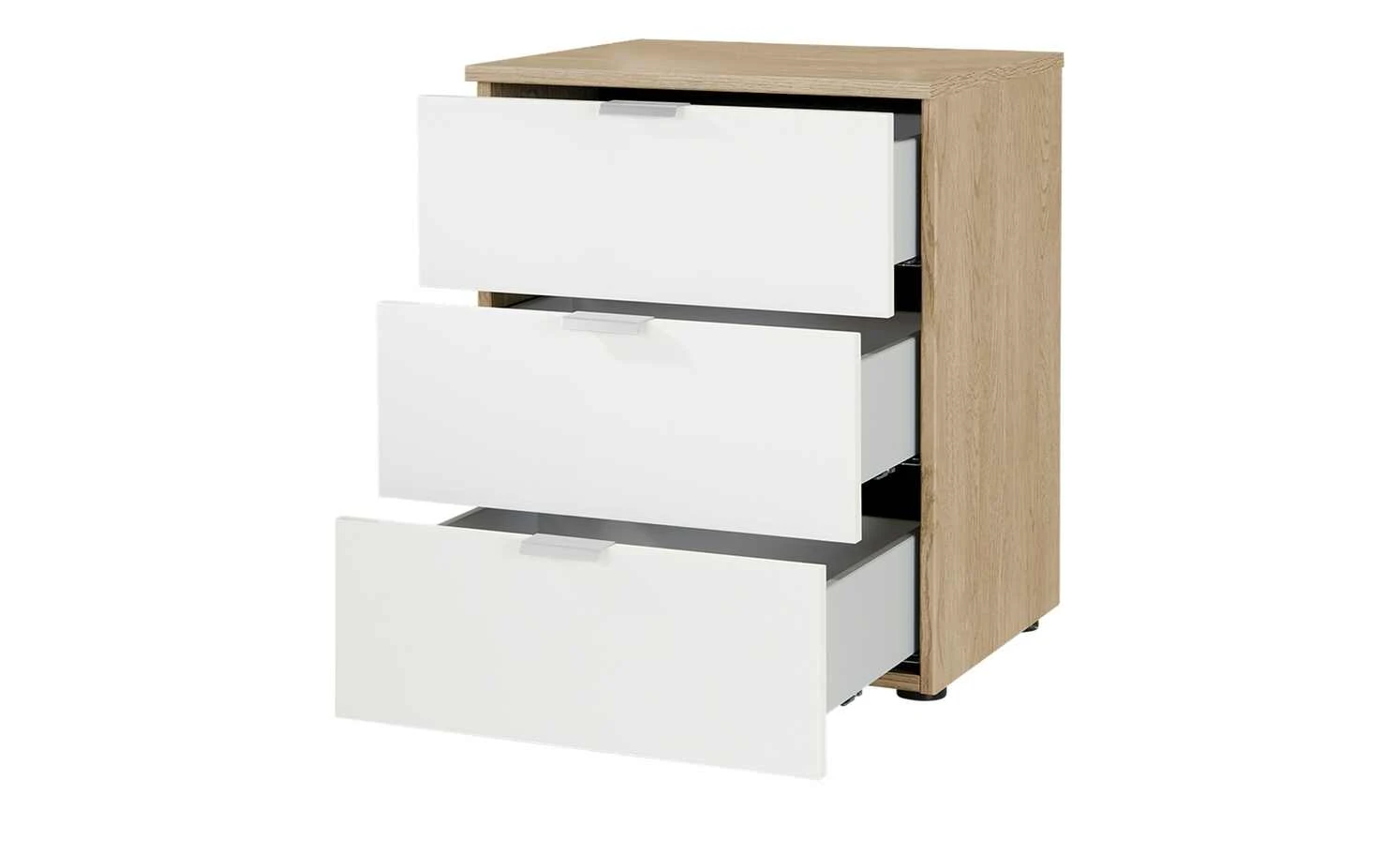 meinSchrank Nachtkommode One 710 | Weiß / Sonoma Eiche (Nachbildung) 7 meinSchrank Nachtkommode One 710 | Weiß / Sonoma Eiche (Nachbildung) – Bild 5