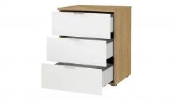 meinSchrank Nachtkommode One 710 | Weiß / Riviera Eiche (Nachbildung) -Tischety Verkaufe 11136008 4 202109061235