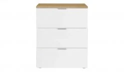 meinSchrank Nachtkommode One 710 | Weiß / Riviera Eiche (Nachbildung) -Tischety Verkaufe 11136008 5 202109061235