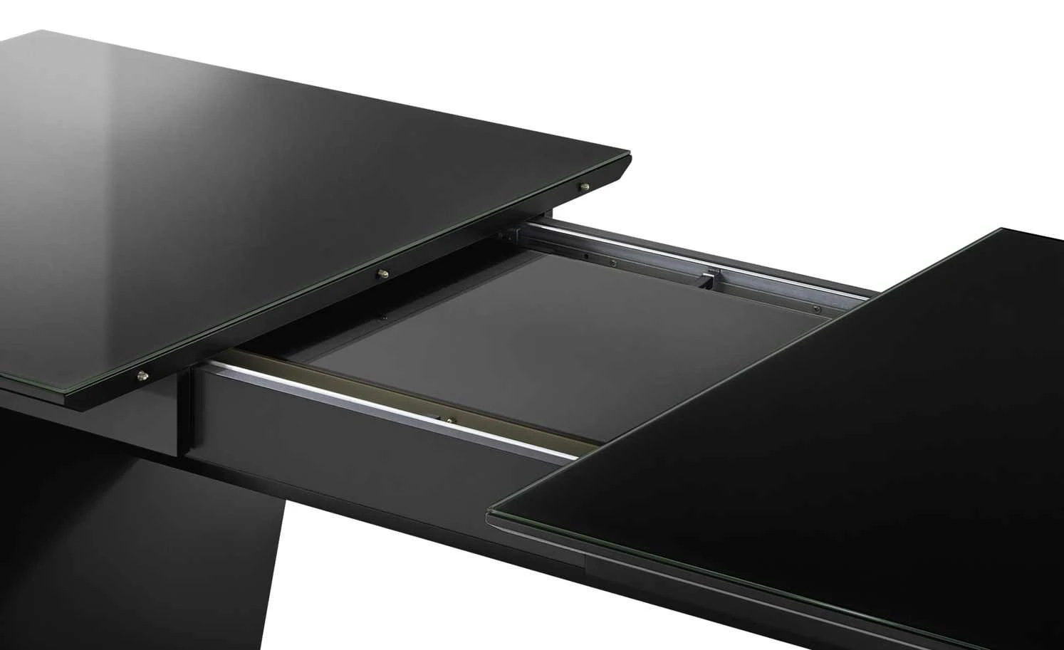 LEONARDO Esstisch ausziehbar Cube | Schwarz 6 LEONARDO Esstisch ausziehbar Cube | Schwarz – Bild 4