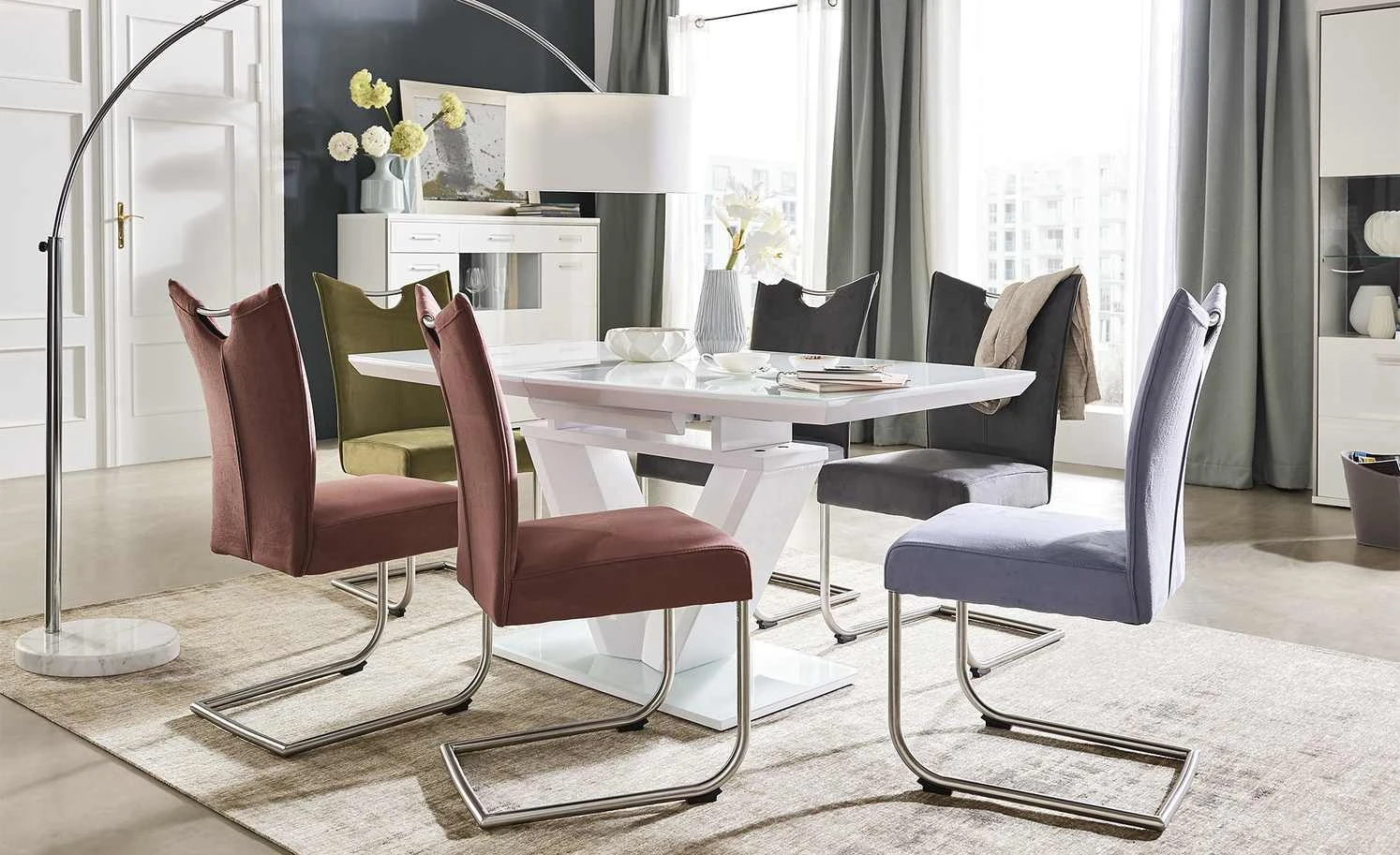 uno Säulentisch ausziehbar Balian 4 uno Säulentisch ausziehbar Balian – Bild 2