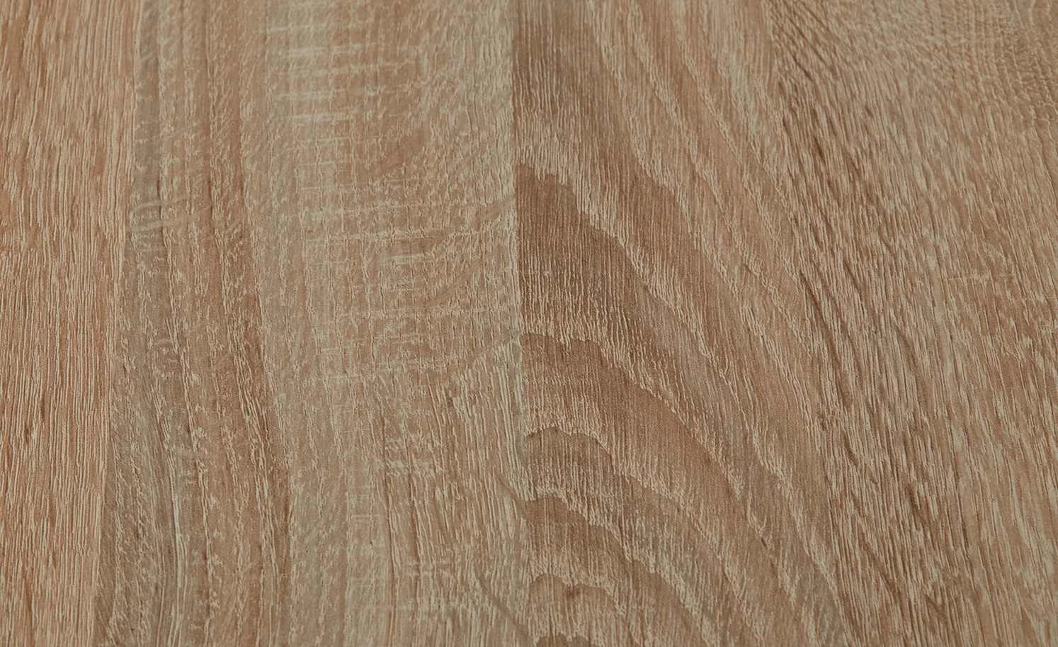 Kulissentisch ausziehbar Kris | Eiche sägerau (Nachbildung) / silberfarben 4 Kulissentisch ausziehbar Kris | Eiche sägerau (Nachbildung) / silberfarben – Bild 2