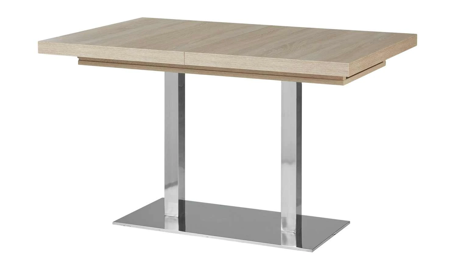 Kulissentisch ausziehbar Kris | Eiche sägerau (Nachbildung) / silberfarben 3 Kulissentisch ausziehbar Kris | Eiche sägerau (Nachbildung) / silberfarben