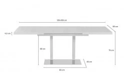 Kulissentisch ausziehbar Kris | Eiche sägerau (Nachbildung) / silberfarben 17 Kulissentisch ausziehbar Kris | Eiche sägerau (Nachbildung) / silberfarben -Tischety Verkaufe 11303838 8 201907012236