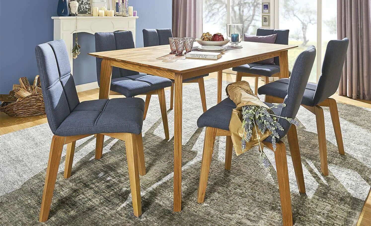 Woodford Esstisch massiv Alex | Eiche ca. 180x90 cm fest 4 Woodford Esstisch massiv Alex | Eiche ca. 180x90 cm fest – Bild 2