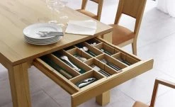 Wohnwert Esstisch ausziehbar Der Alleskönner | Holzwerkstoff furniert 160|cm