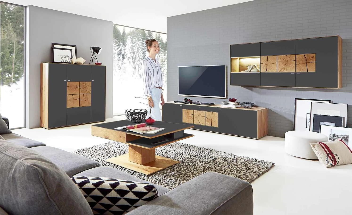 Wohnwert Couchtisch Novum | Anthrazit 5 Wohnwert Couchtisch Novum | Anthrazit – Bild 3