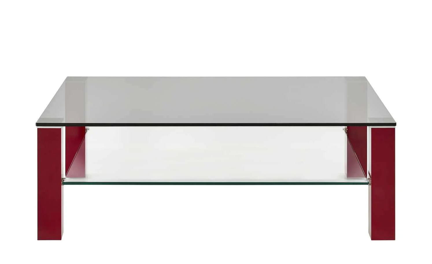 Wohnwert Couchtisch Quatro | Weinrot 80|cm 4 Wohnwert Couchtisch Quatro | Weinrot 80|cm – Bild 2