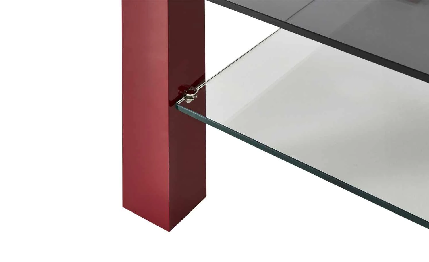 Wohnwert Couchtisch Quatro | Weinrot 80|cm 6 Wohnwert Couchtisch Quatro | Weinrot 80|cm – Bild 4