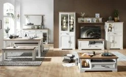 Couchtisch Varese | Pinie hell (Nachbildung) / Asteiche (Nachbildung)