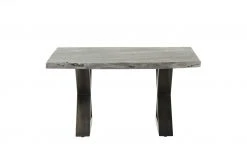 Woodford Couchtisch Alabria | Akazie Grau 75 x 75 cm Antikgrau Gestell in X-Form -Tischety Verkaufe 11327322 1 202009152247