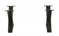 Woodford Couchtisch Alabria | Akazie Grau 75 x 75 cm Antikgrau Gestell in X-Form -Tischety Verkaufe 11327322 2 202205311237