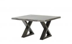 Woodford Couchtisch Alabria | Akazie Grau 75 x 75 cm Antikgrau Gestell in X-Form -Tischety Verkaufe 11327322 3 202205311237