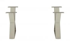 Woodford Couchtisch Alabria | Akazie Grau 75 x 75 cm edelstahlfarbig Gestell in X-Form -Tischety Verkaufe 11327430 3 202205311237