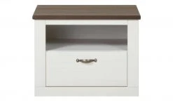 maison bleue Nachtkommode Monza | Weiß / Graubraun -Tischety Verkaufe 12105142 3 201901221136