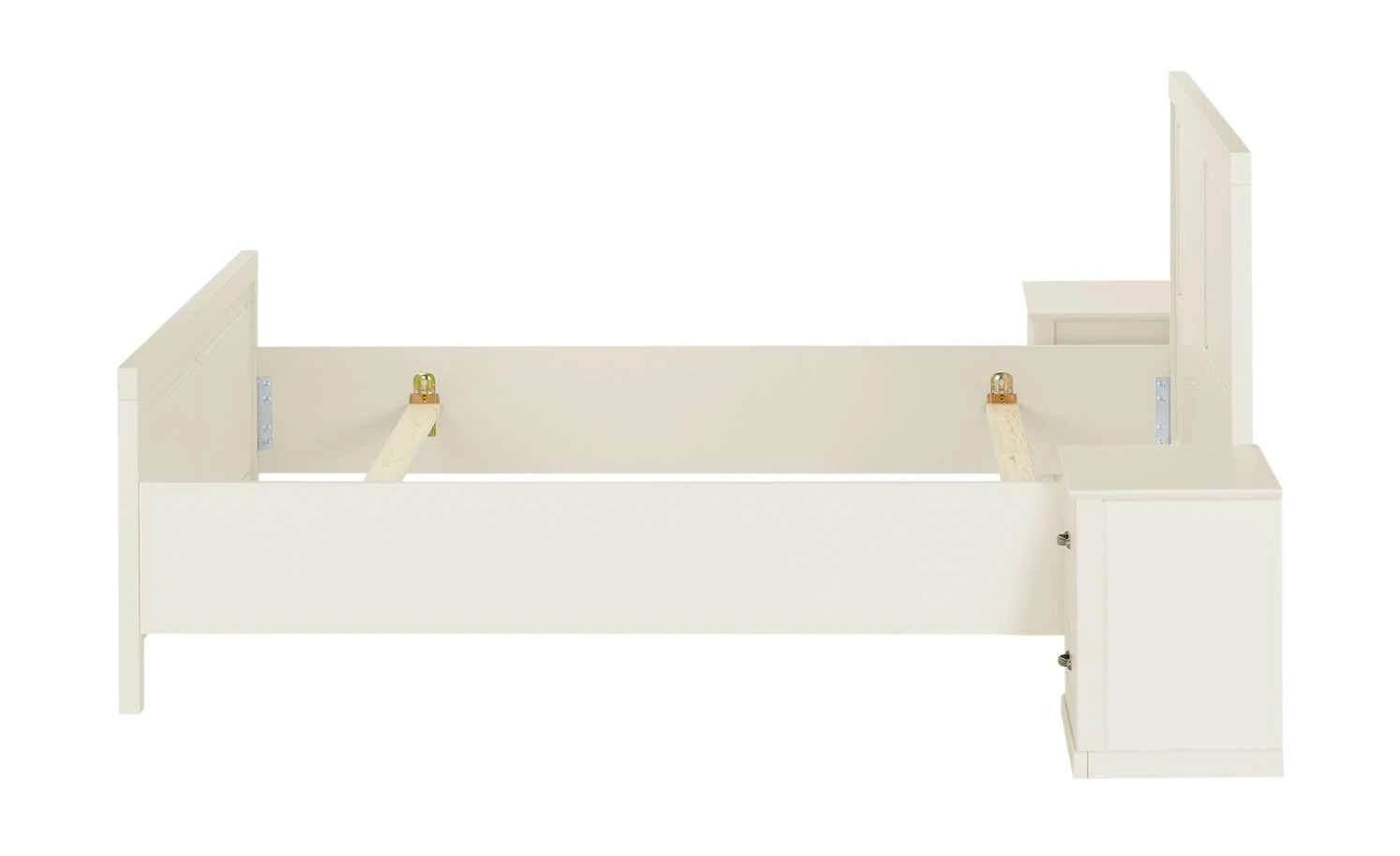 maison bleue Nachtkommode teilmassiv Provence | Creme 4 maison bleue Nachtkommode teilmassiv Provence | Creme – Bild 2