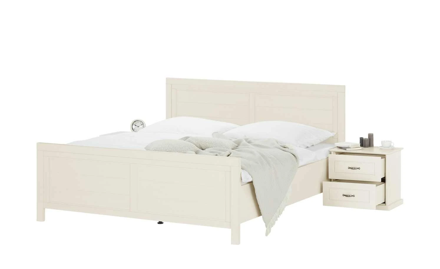 maison bleue Nachtkommode teilmassiv Provence | Creme 10 maison bleue Nachtkommode teilmassiv Provence | Creme – Bild 8