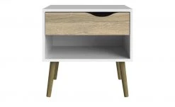 Nachtkommode Ogna | Weiß / Eiche (Nachbildung) 22 Nachtkommode Ogna | Weiß / Eiche (Nachbildung) -Tischety Verkaufe 12106227 9 201905070908