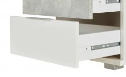 Nachtkommode Codford | Weiß / Beton (Nachbildung) 3|Stück -Tischety Verkaufe 12107591 7 202205031247
