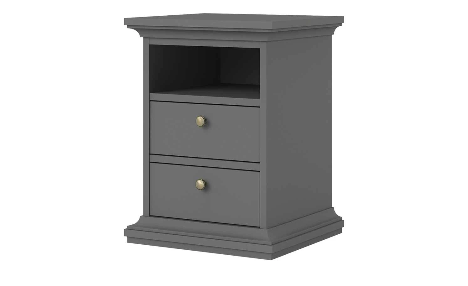 Nachttisch Chester | Grau matt 5 Nachttisch Chester | Grau matt – Bild 3