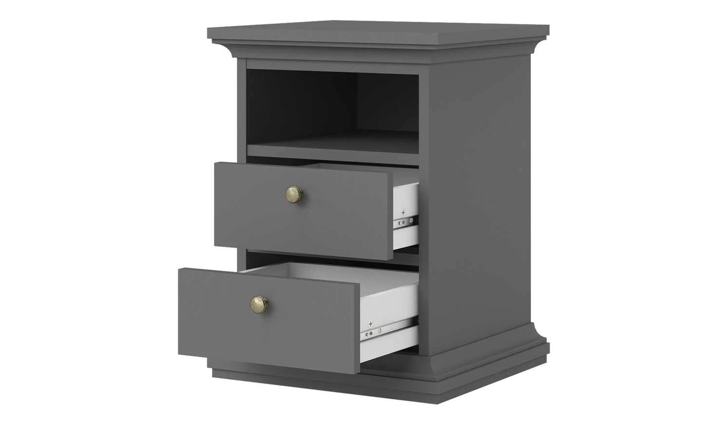 Nachttisch Chester | Grau matt 9 Nachttisch Chester | Grau matt – Bild 7