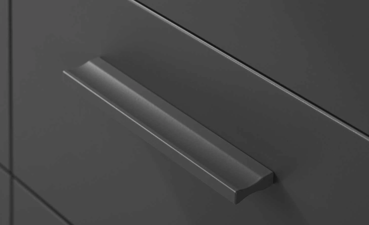 maison bleue Nachtkommode Malta | Schiefergrau 9 maison bleue Nachtkommode Malta | Schiefergrau – Bild 7