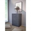Nachtkommode Ashford | Graphit (Dunkelgrau) 3|Stück