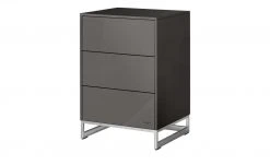 JOOP! Nachtkommode Gloss Cubic | Schiefer (Dunkelgrau)