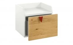 now! by hülsta minimo Nachtkommode Minimo | Weiß / Eiche Natur (Nachbildung) -Tischety Verkaufe 12110451 1 201901221137