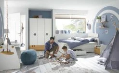 now! by hülsta minimo Nachtkommode Minimo | Weiß / Eiche Natur (Nachbildung) -Tischety Verkaufe 12110451 6 201908202243