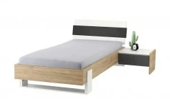 Anbau-Nachtkommode Holly | Weiß / Hickory (Nachbildung) / Anthrazit 12 Anbau-Nachtkommode Holly | Weiß / Hickory (Nachbildung) / Anthrazit -Tischety Verkaufe 12114022 2 202002122240