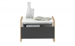 Nachtkommode Holly | Weiß / Hickory (Nachbildung) / Anthrazit Nein 34|cm -Tischety Verkaufe 12114024 6 202002122240