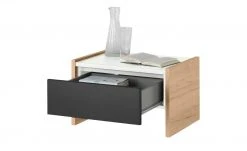 Nachtkommode Holly | Weiß / Hickory (Nachbildung) / Anthrazit Nein 34|cm -Tischety Verkaufe 12114024 8 202002122240