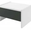 Nachtkommode Holly | Weiß / Anthrazit Nein 34|cm -Tischety Verkaufe 12114537 2 202002122240