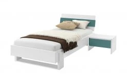 Nachtkommode Holly | Weiß / Petrol Nein 34|cm -Tischety Verkaufe 12114538 2 202002122240