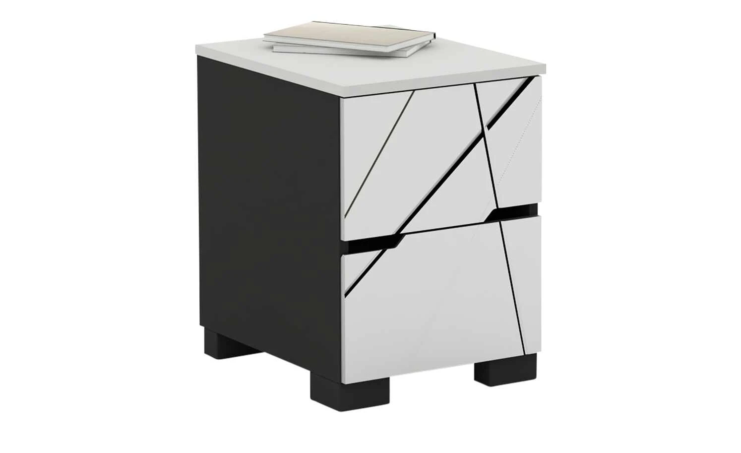 Nachtkommode X Dark | Hellgrau / Anthrazit 10 Nachtkommode X Dark | Hellgrau / Anthrazit – Bild 8