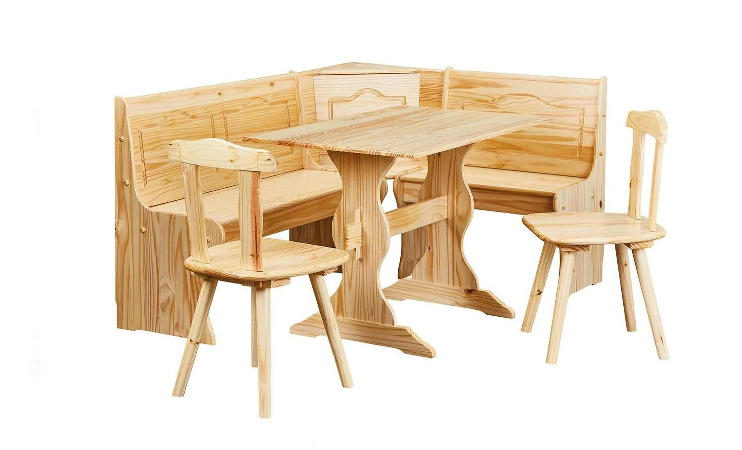 Eckbankgruppe, 4-teilig Lasse | Kiefer Natur 4 Eckbankgruppe, 4-teilig Lasse | Kiefer Natur – Bild 2