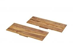 Ansteckplatten, 2er-Set Amarillo