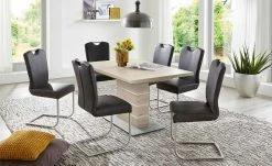 Säulentisch ausziehbar Dekora | 160|cm -Tischety Verkaufe 12302583 1 202108252233