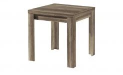 Esstisch ausziehbar FleX | Wildeiche Trüffel (Nachbildung) 80|cm 80|cm