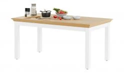 maison bleue Esstisch Petit Chalet | Weiß / Asteiche nicht ausziehbar -Tischety Verkaufe 12304035 9 202206231234