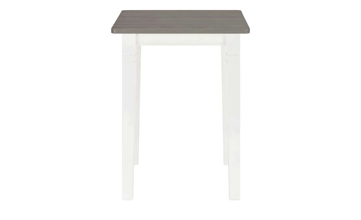 maison bleue Bartisch massiv Florian | Weiß / Grau 78|cm 5 maison bleue Bartisch massiv Florian | Weiß / Grau 78|cm – Bild 3