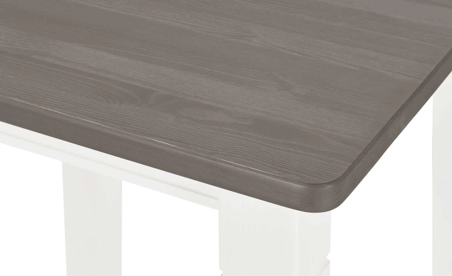 maison bleue Bartisch massiv Florian | Weiß / Grau 78|cm 7 maison bleue Bartisch massiv Florian | Weiß / Grau 78|cm – Bild 5